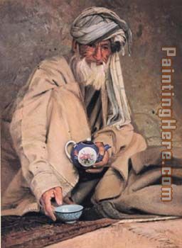 Afghan Tea painting - Unknown Artist Afghan Tea art painting